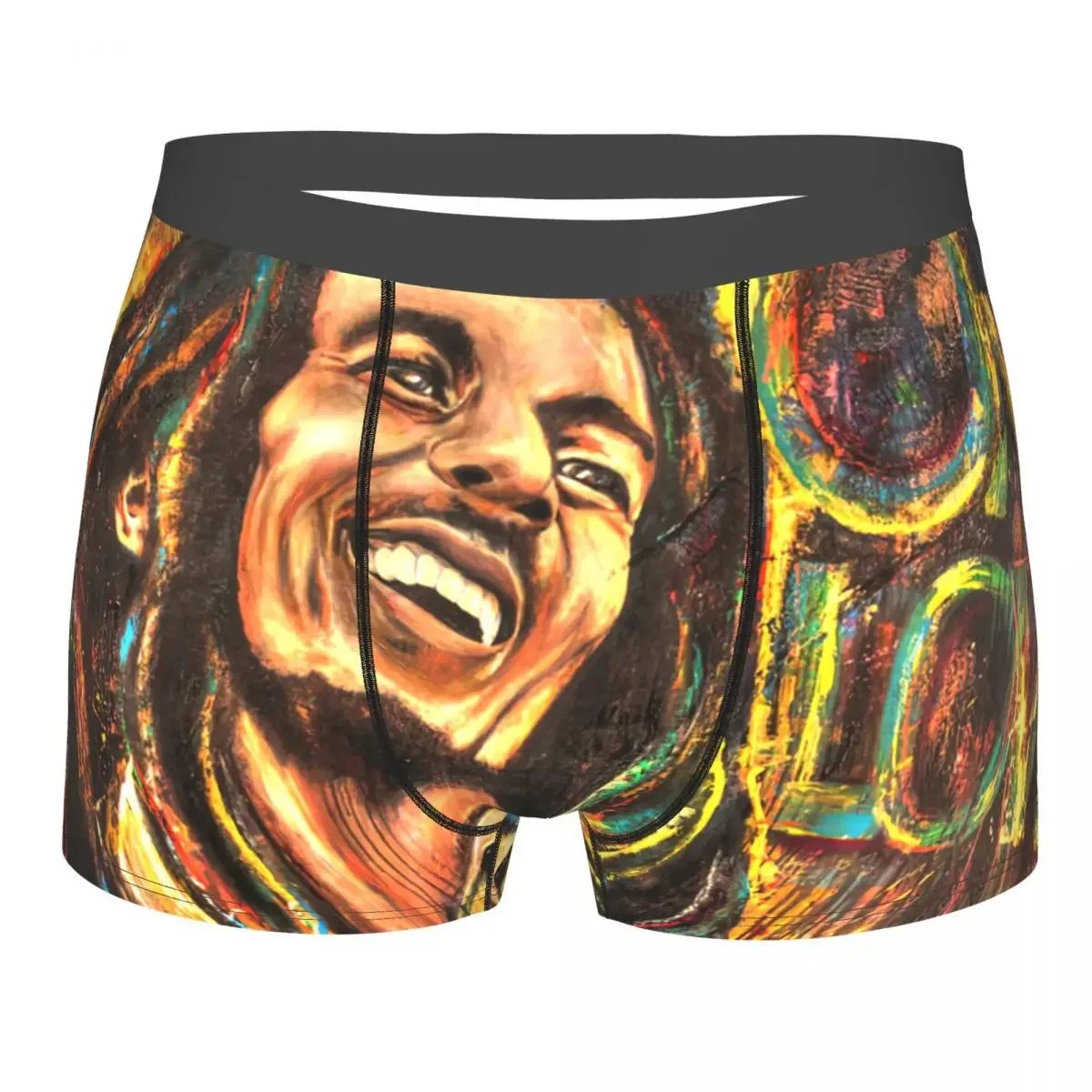 Bob Marley - One Love Underpants Breathbale Panties Male Underwear Print Shorts Boxer Briefs