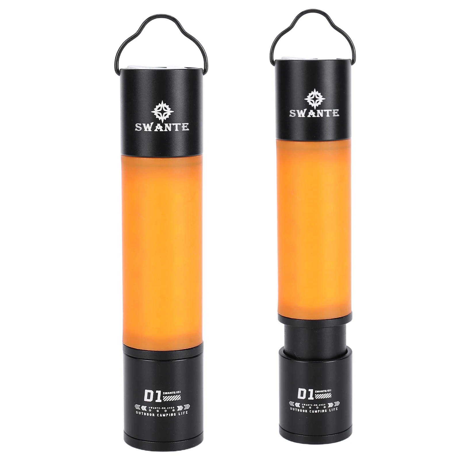 طارد البعوض عصا ضوء IPX4 مقاوم للماء متعدد الوظائف التخييم ضوء 2600mAh معلقة سبيكة مصباح يدوي للقراءة المنزلية