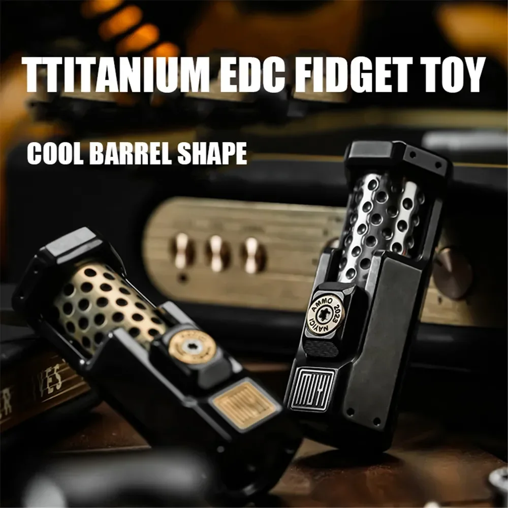 

Relief Fidget Toys Titanium Push-pull Tube Cyberpunk EDC Anti Stress Pressures Screwdriver Handle Men's Gift Collection 2024 New