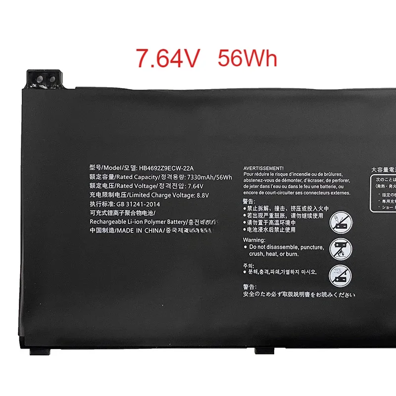 HB4692Z9ECW-22A HB4692Z9ECW-41 Laptop Battery for Huawei MateBook D14-53010TVS Magicbook 14 NBL-WAQ9H NBB-WAH9P WFQ9 WAI9 WFH9