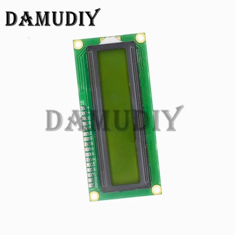 LCD1602+I2C Modul Blau/Gelb Grün Bildschirm 16x2 Zeichen LCD Display PCF8574T PCF8574 IIC I2C Schnittstelle 5V für Arduino