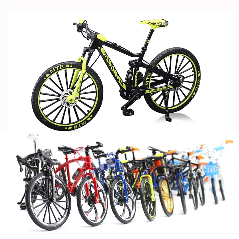 Mini 1:10 Legering Fiets Ornament Model Diecast Racefiets Mountainvinger Fiets Speelgoed Simulatie Collectie Ambachten Voor Kinderen