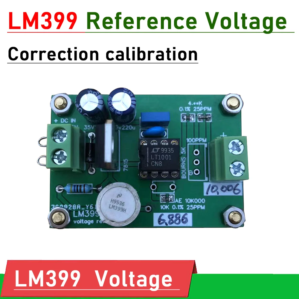 Dykb-reference Voltage Source Calibração Calibração Resistindo Capacitor Board For Multimete Voltage Filter Lm399 10v