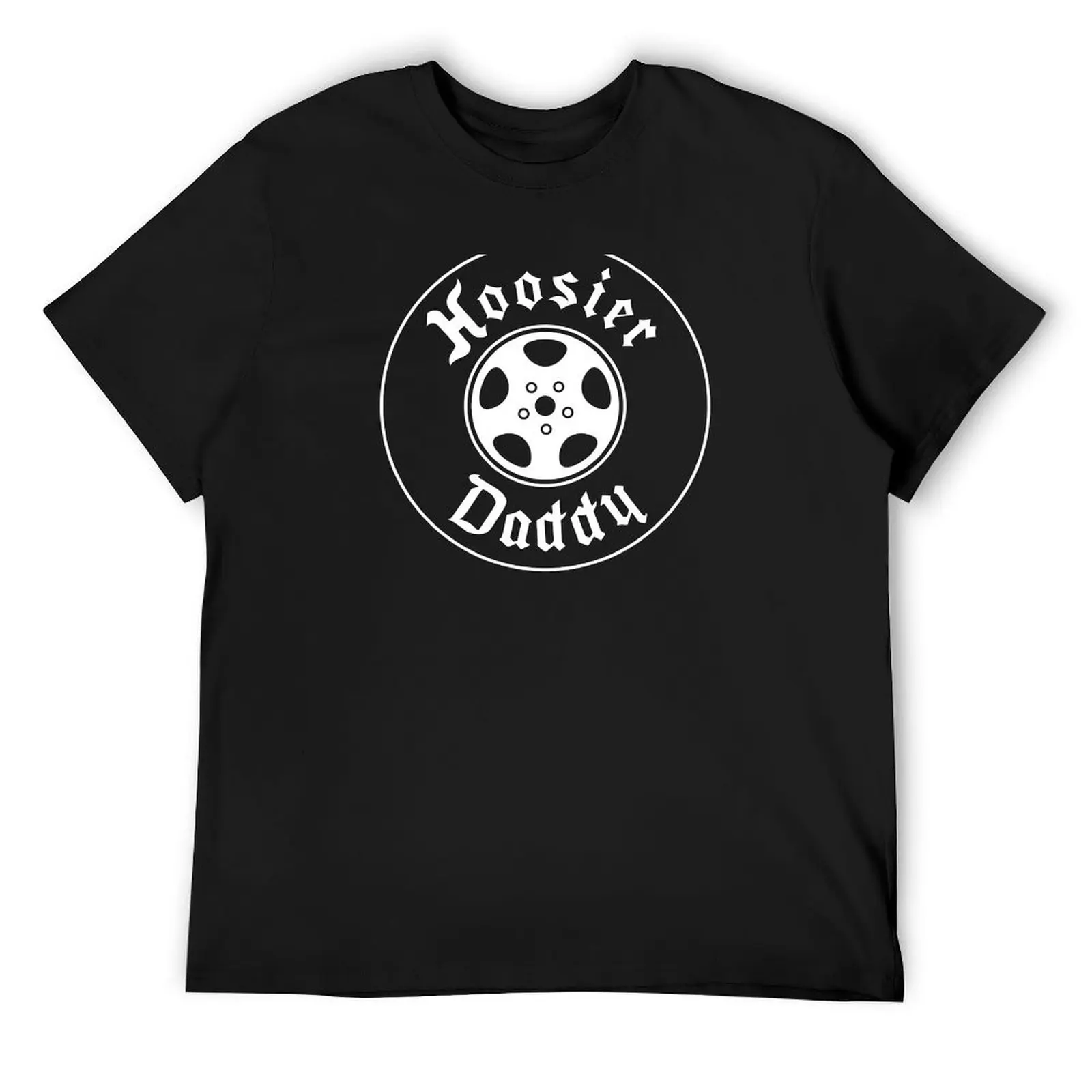 

Hoosier Daddy - Dirt Track Tire T-Shirt blacks Short sleeve tee summer 2025 slim fit t shirts for men