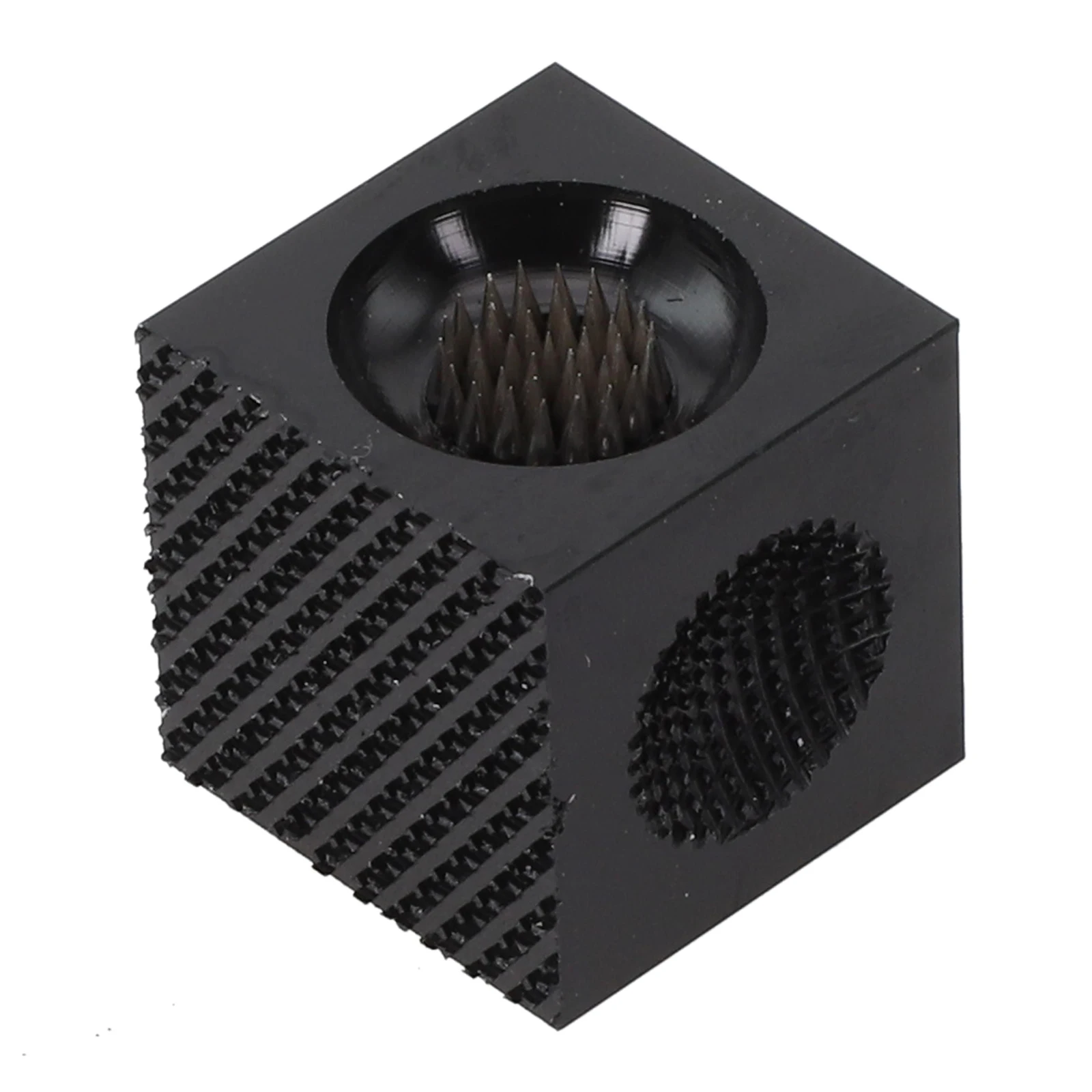 

Бильярдный кий Scuffer Ремонтник для бильярдных наконечников Компактный и портативный дизайн Простой в использовании Улучшенное сохранение мела Черный