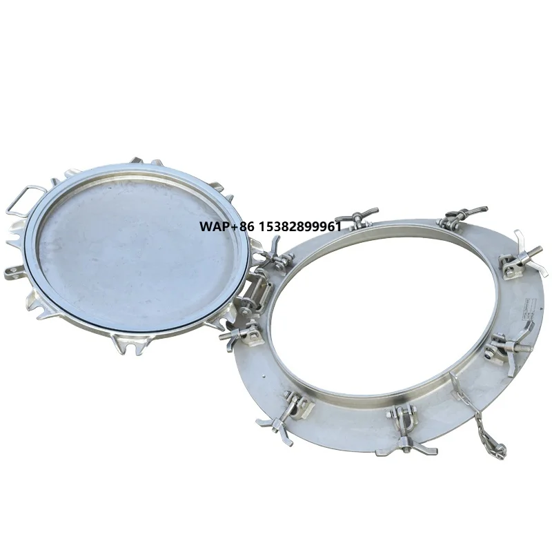 Stainless Steel Ss304 Water tank Manhole Cover with Sight Glass