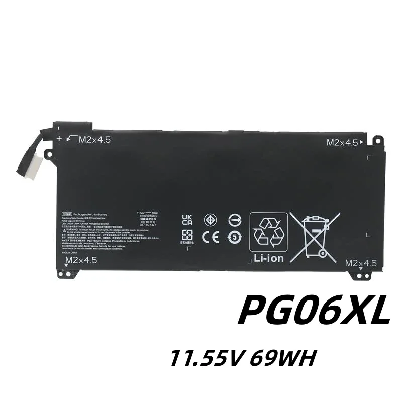 PG06XL Laptop Battery For HP Omen 15-DH 15-DH0XXX 15T-DH000 15T-DH100 15-DH1010CA TPN-C143 HSTNN-DB9F L48431-2C1 L48497-005