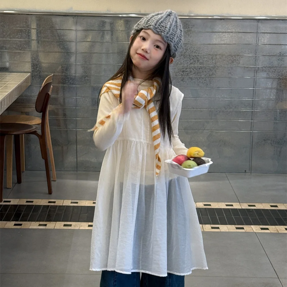 

Children's Clothing Girls' Dress 2025 Autumn New Child Strap Skirt Mother daughter Same Princess Skirt Child