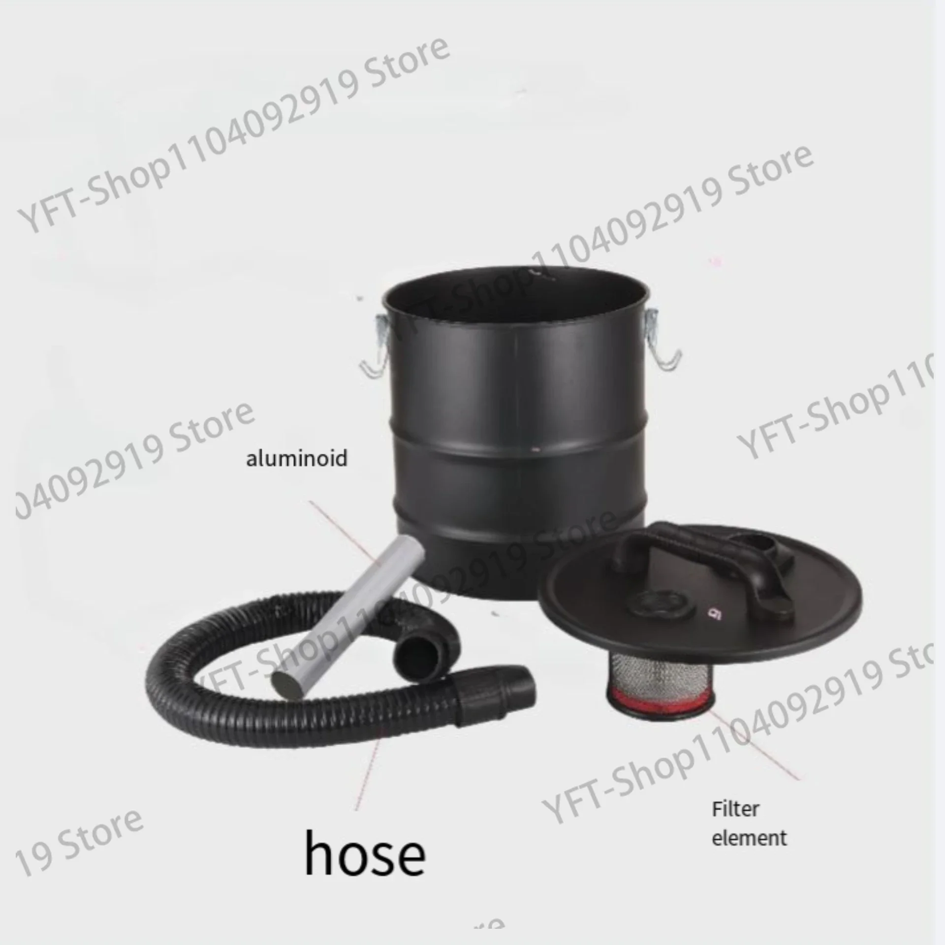 Ash suction bucket Vertical fireplace Vacuum cleaner Sander Dust cyclone Dust collection Filter Mold