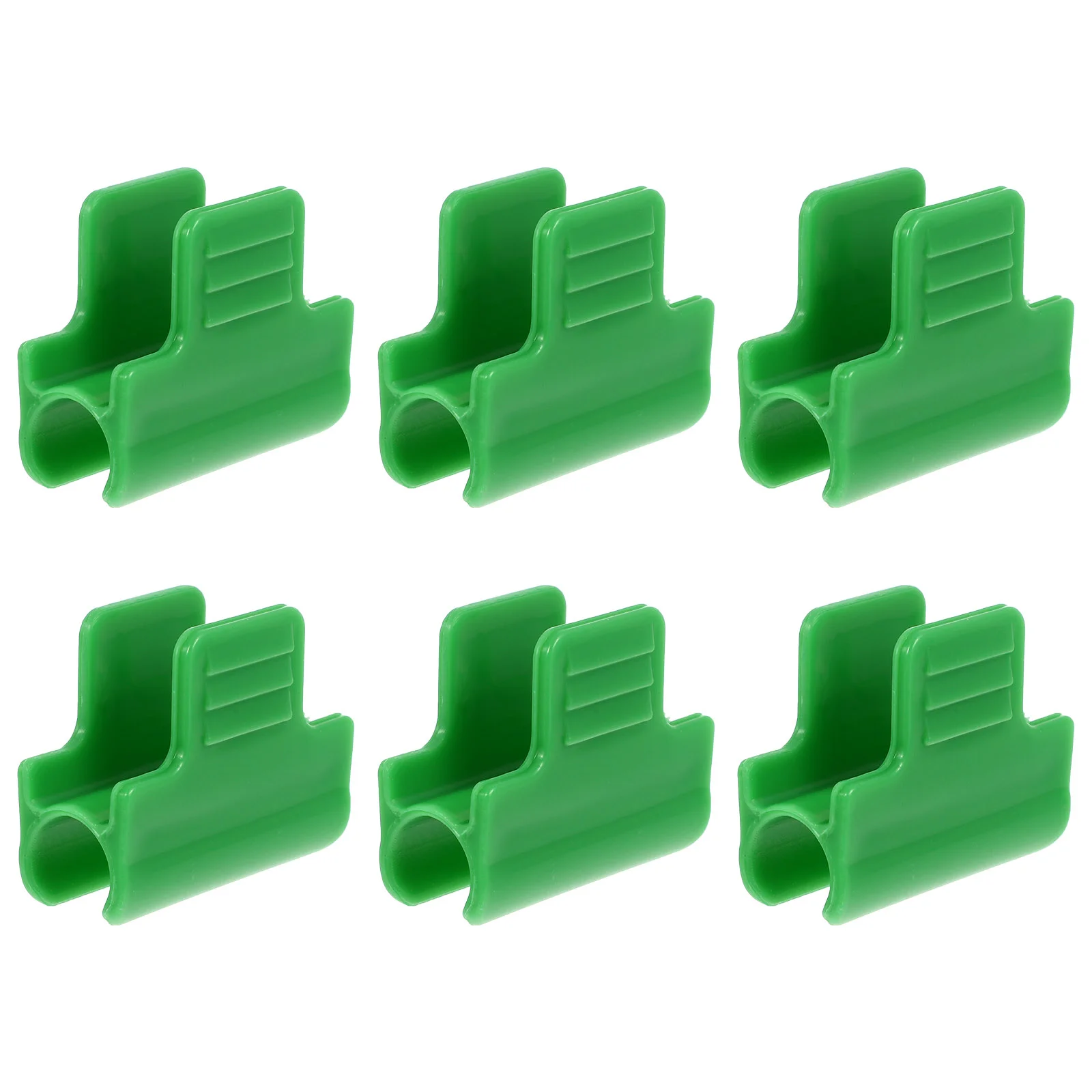 40 Pcs Film Greenhouse Clip Row Cover Clips Plastic Garden Buildings Tube Clamps