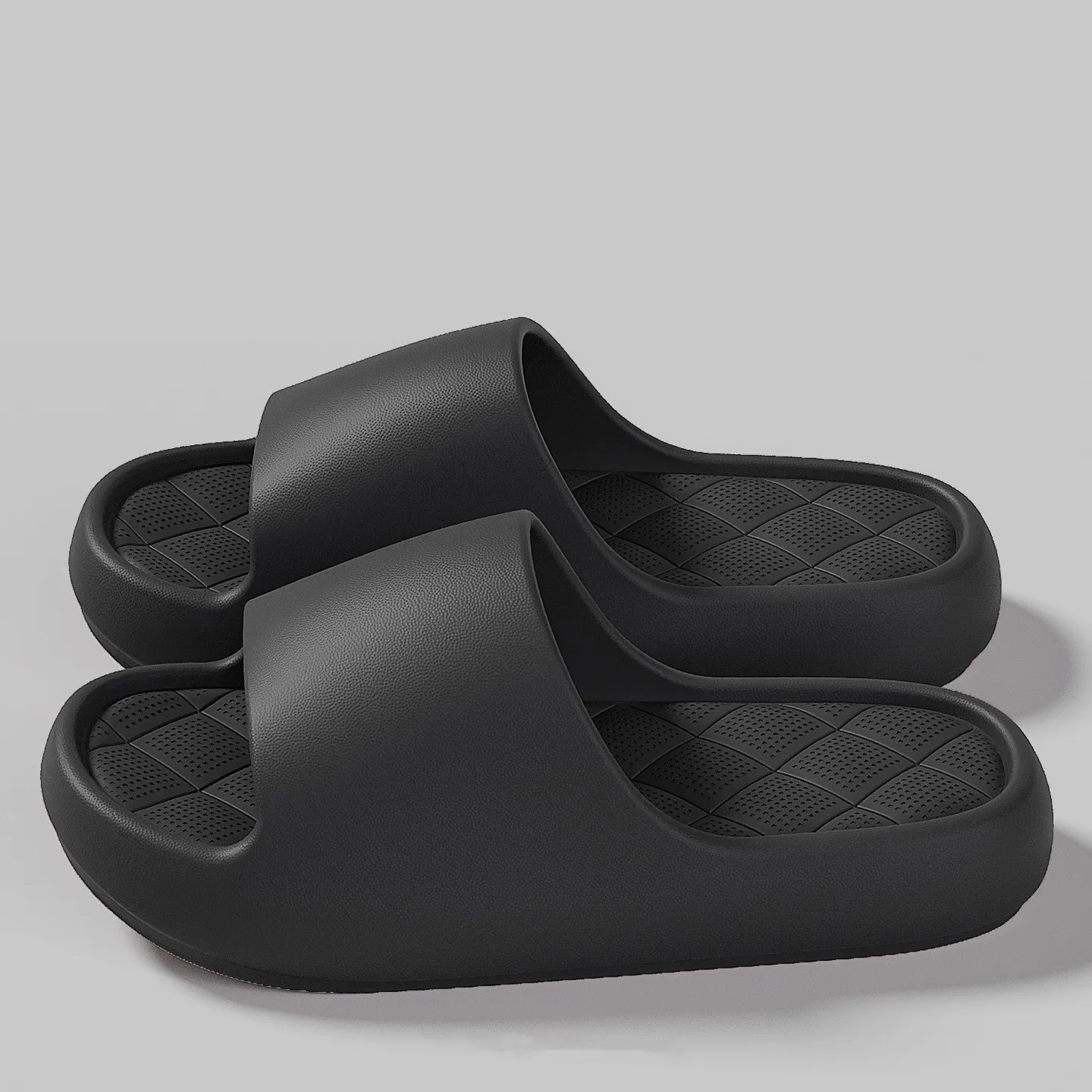 Męskie kapcie łazienkowe Letnie kapcie Domowe buty na podłogę Damskie miękkie kapcie Antypoślizgowe platformy Płaskie kapcie dla par Sandały na plażę na zewnątrz