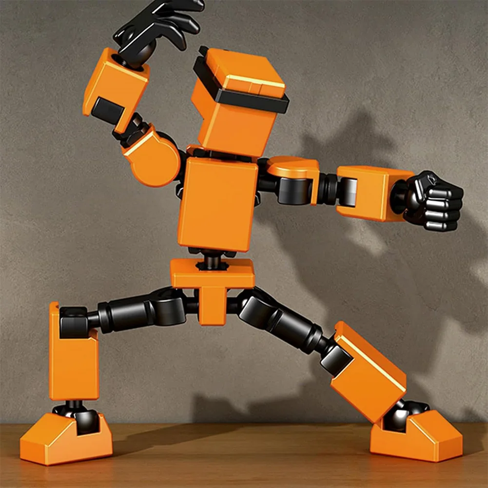 3D Printed Action Figures Multi-Jointed Movable Shapeshift Robot Assembly Completed Full Body Mechanical Mannequin Dummy Toys