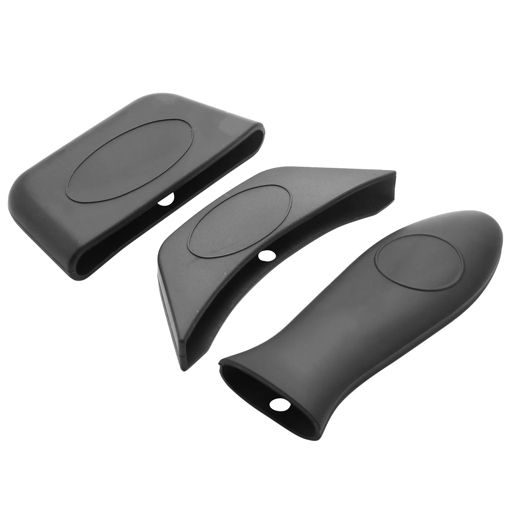 

Silicone Hot Handle Holder (Set Of 3) Hot Mitts For Cast Iron Skillets Pans Frying Pans & Griddles Metal And Aluminum Cookware H