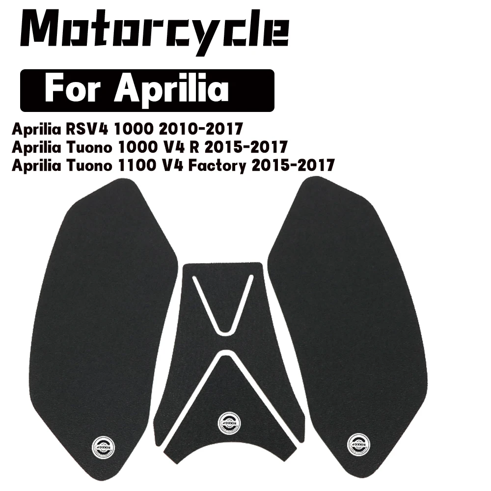 

Motorcycle fuel tank pad Fuel knee grip Anti-slip pad Side For Aprilia RSV4 1000 Tuono 1000 V4 R Tuono 1100 V4 Factory 2015-2017