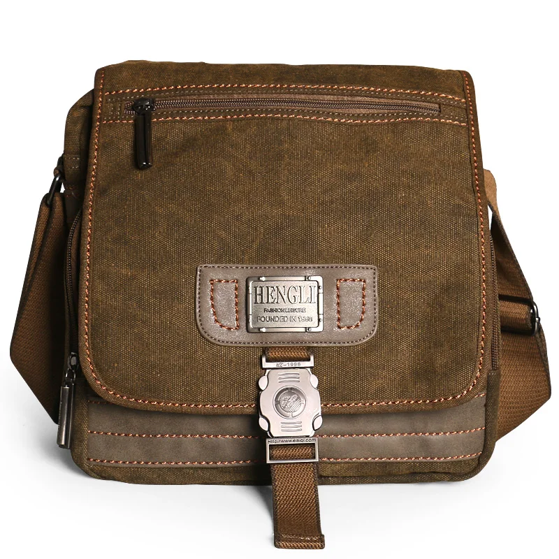 Ruil حقيبة قماش قنب رجالية حقائب قماش الرجال الترفيه ارتداء مقاومة حقيبة كروسبودي ريترو السفر الكتف سعة كبيرة حقيبة ساعي