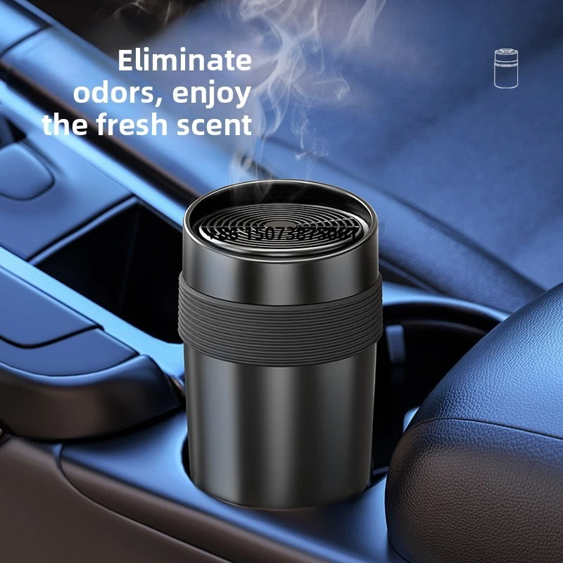Premium Modern Solid Balm Perfume Car Air Purifier Long-lasting Fragrance Luxury Gel Design Odor Removal Vibration Sensor Vent