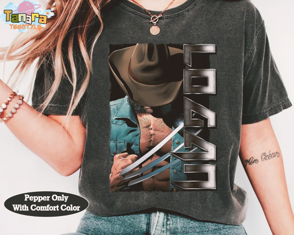 Camiseta Retro de los años 90 Marvel x-men Wolverine/Logan (hombre viejo), camiseta Unisex de algodón puro para parejas, capa Base para todas las estaciones, parte de arriba ropa informal