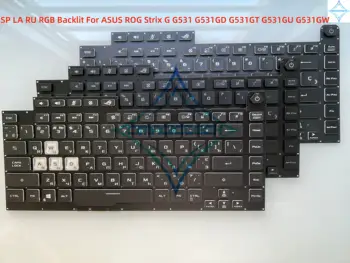 Nová klávesnice s RGB podsvícením pro ASUS ROG Strix G G531 G531GD G531GT G531GW G15 G512 G512LV G512LW s ruským, latinským a francouzským podsvícením 10 nejlepší prodej Výměna obrazovky u Asus Rog PG348Q - №10