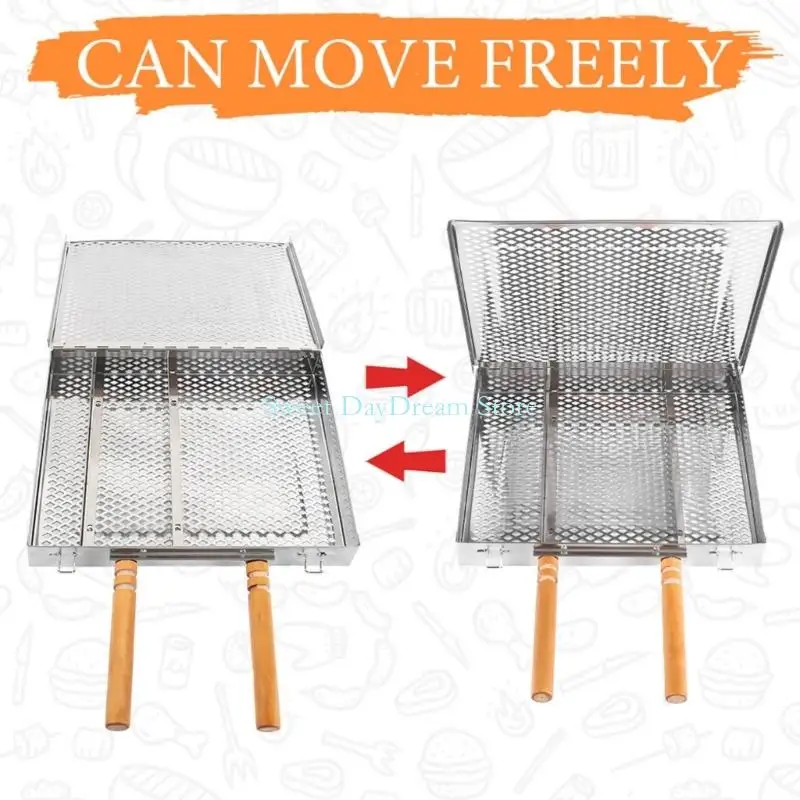 

Y88C Durable Metal Grilling Tool Multipurpose Kitchen Camp Accessory Gift