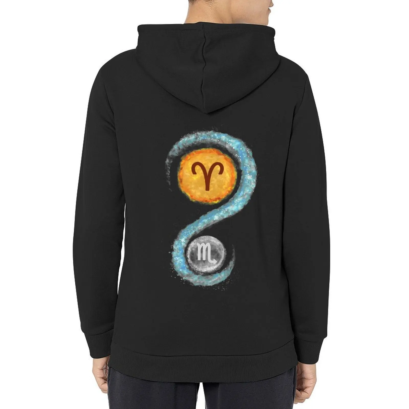 

Aries sun Scorpio moon Hoodie graphic t shirts men japanese style mens designer clothes autumn hoodies and sweatshirts new