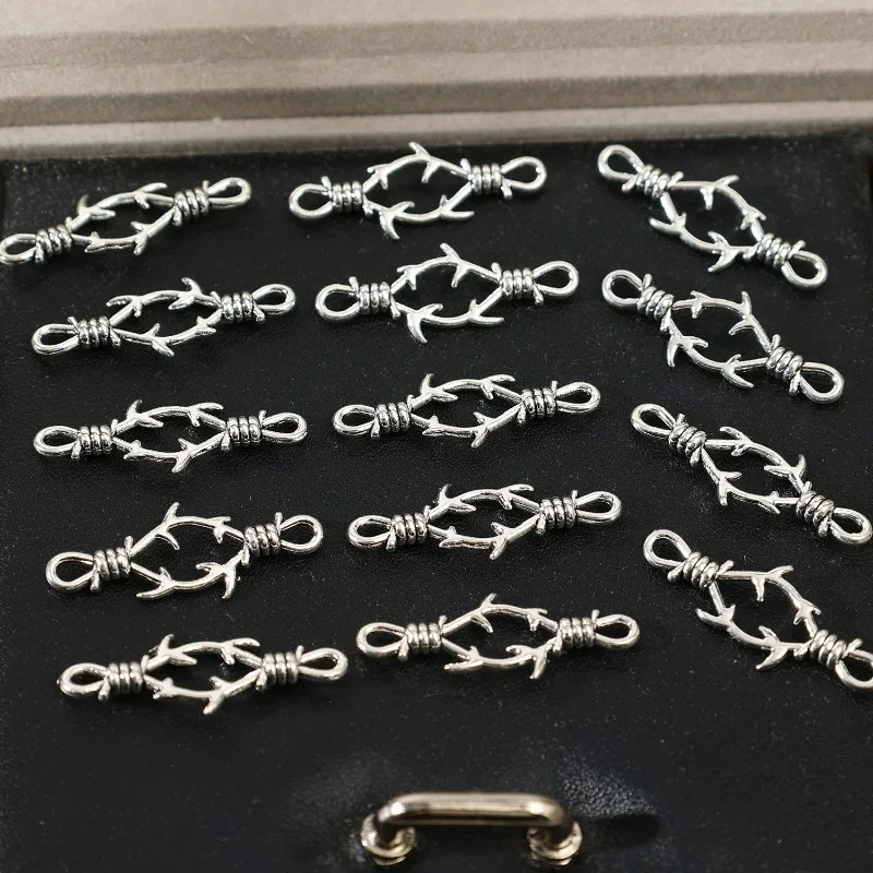 10-60Pcs Gothic Punk Pendants Spikes Charms 3D Metal Connectors DIY Jewelry Findings for Necklace Bracelet Making DIY Accessory