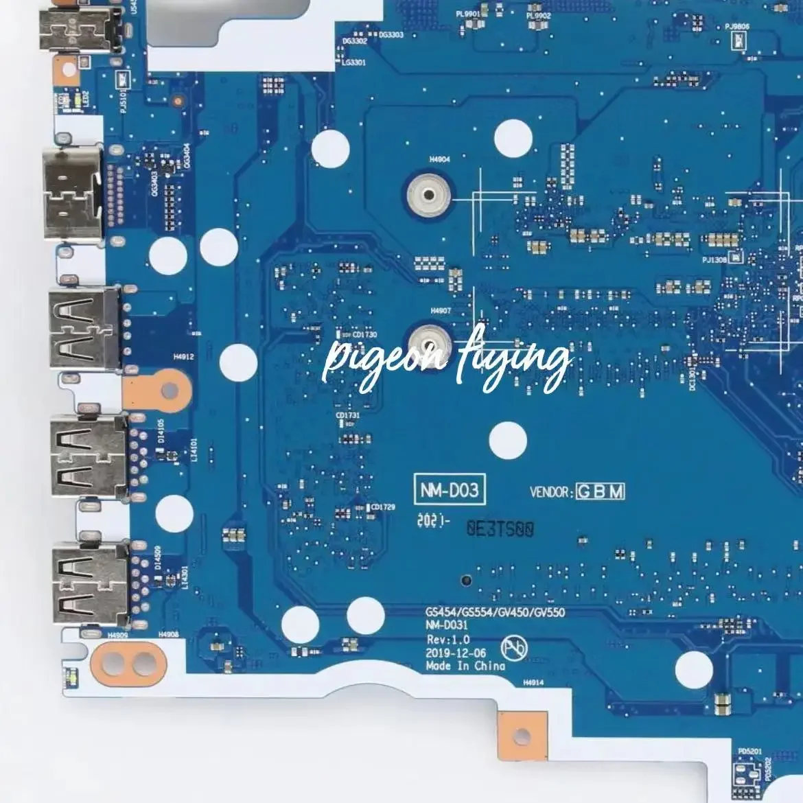 레노버 아이디어패드용 NM-D031 노트북 마더보드 CPU:I3-1005G1 UMA RAM:4G FRU:5B20S44270, 5B21B36559, 5B21B36558, 5B20S44271