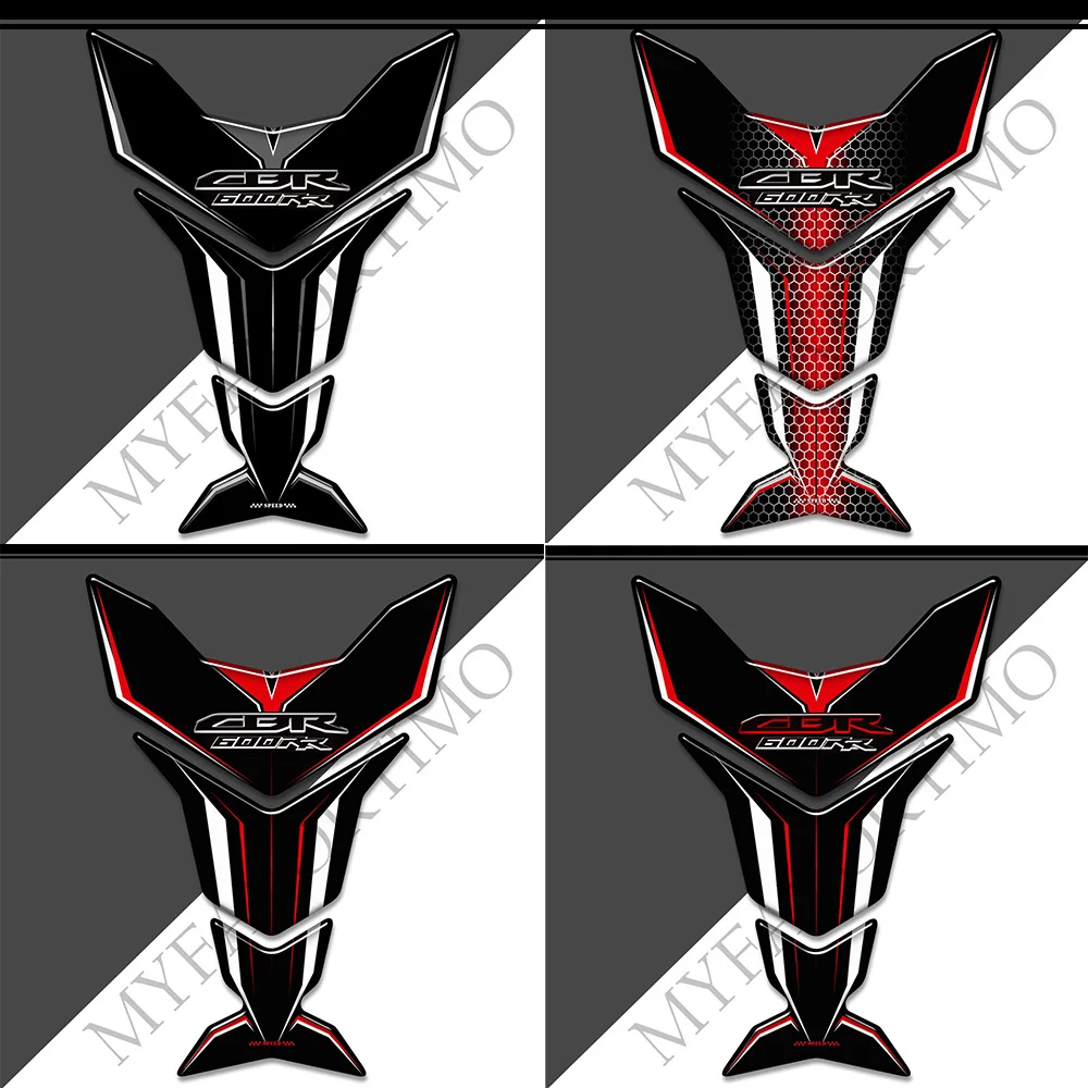 

3D Tank Pad Stickers Fairing Fender Protector Decals Gas Fuel Oil Kit Knee Fireblade For Honda CBR 600 RR 600RR CBR600RR HRC