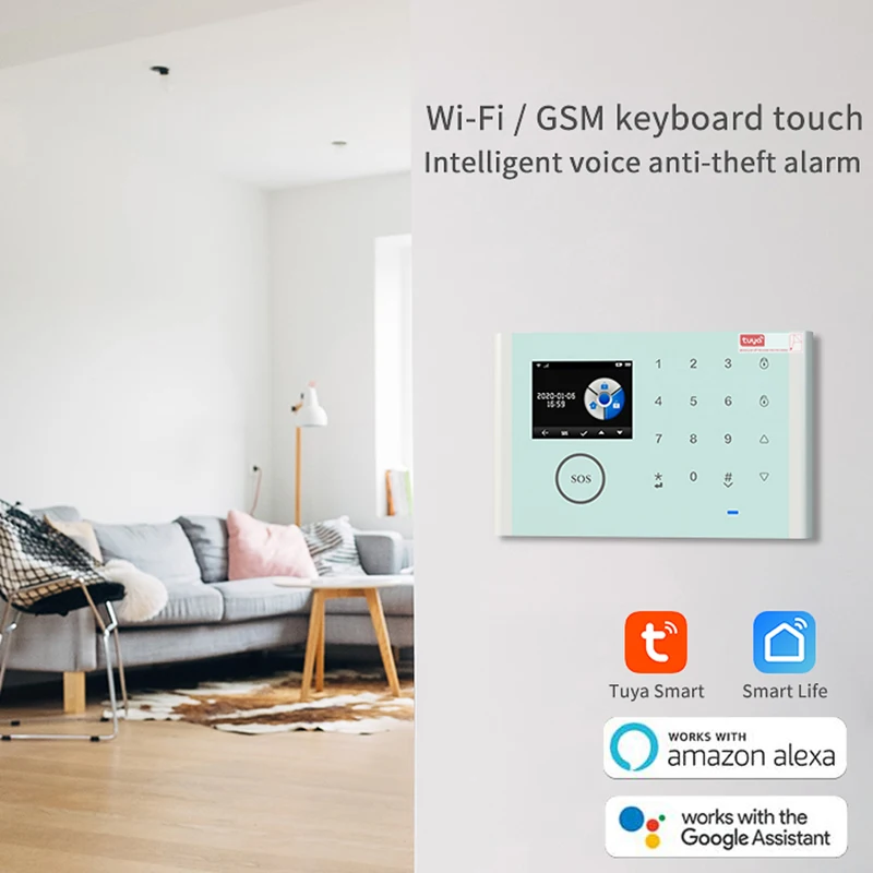 Angus home WiFi alarm pg103 anti theft alarm system package 433mhzgsm security alarm system your smart home