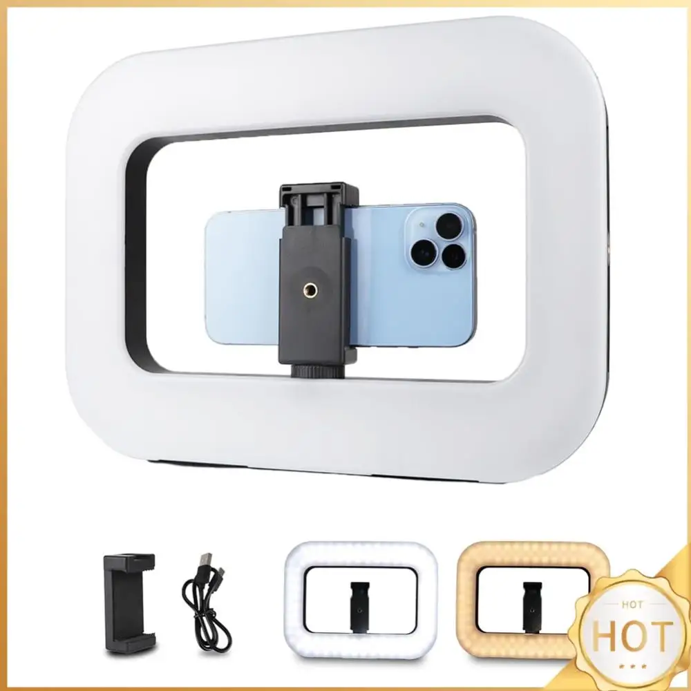 

Smartphone Video Rig with Light Handheld Ring Selfie Light Kit for Camera YouTube TikTok Video Recording