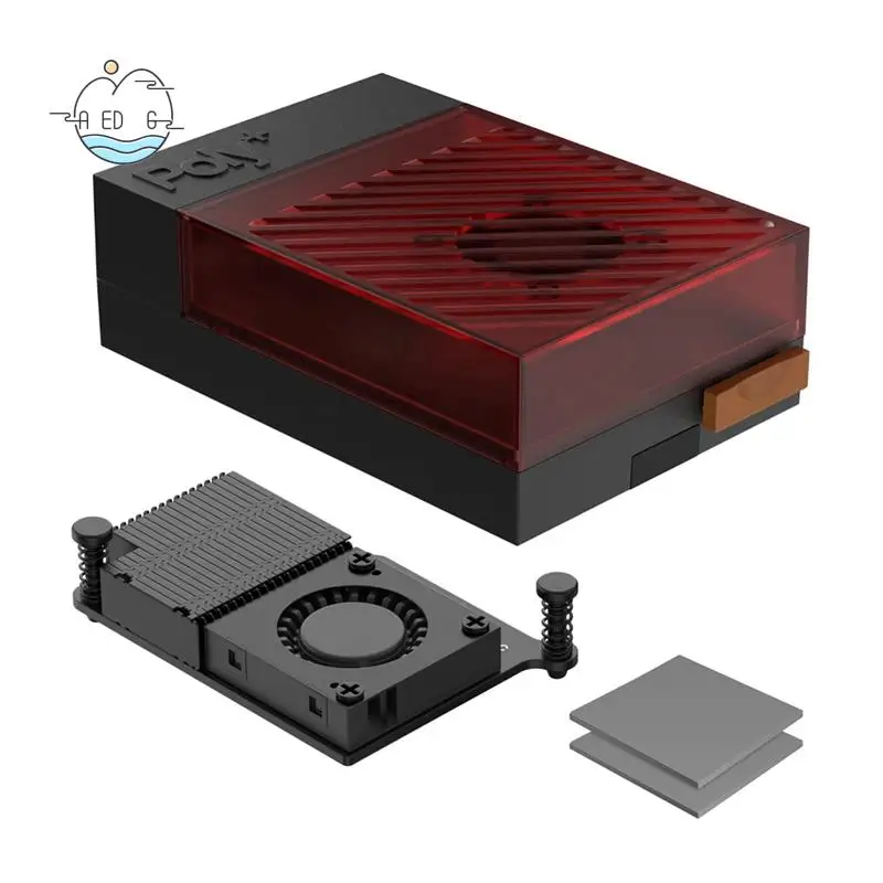 

Чехол AED6-Для Raspberry Pi 5. с активным кулером. Улучшенная защита. Прочный дизайн. Легкая сборка. Идеально подходит.