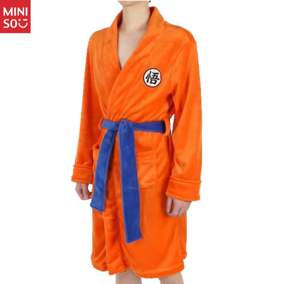 Miniso Sun Wukong Albornoz Pijamas, Rey Mono Cosplay Ropa para el hogar Ropa de descanso