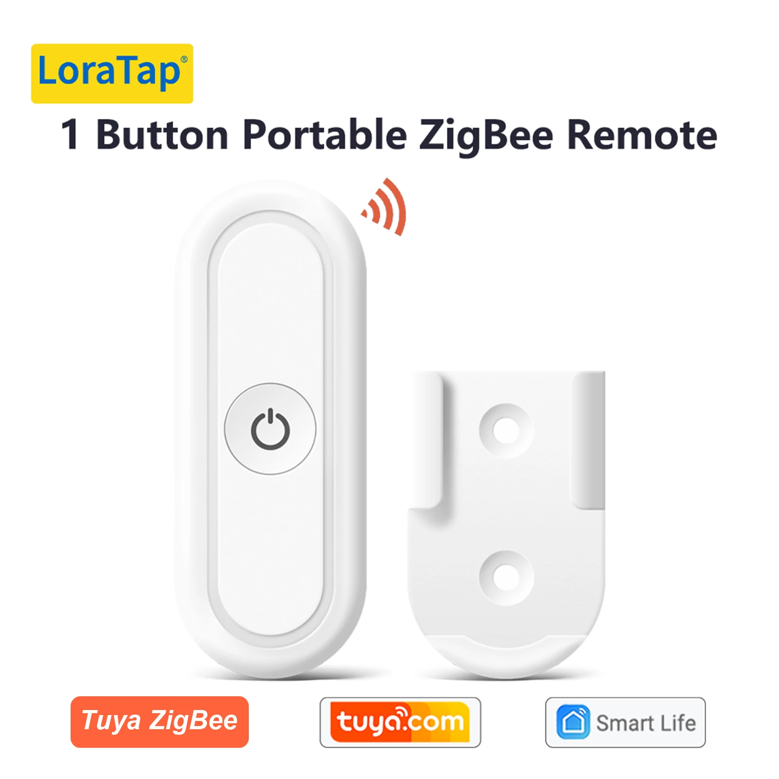 LoraTap ZigBee 3.0 Wireless 14 EU US Push Button Remote Tuya Scene Automation Control Switch Smart Life App Hub Need