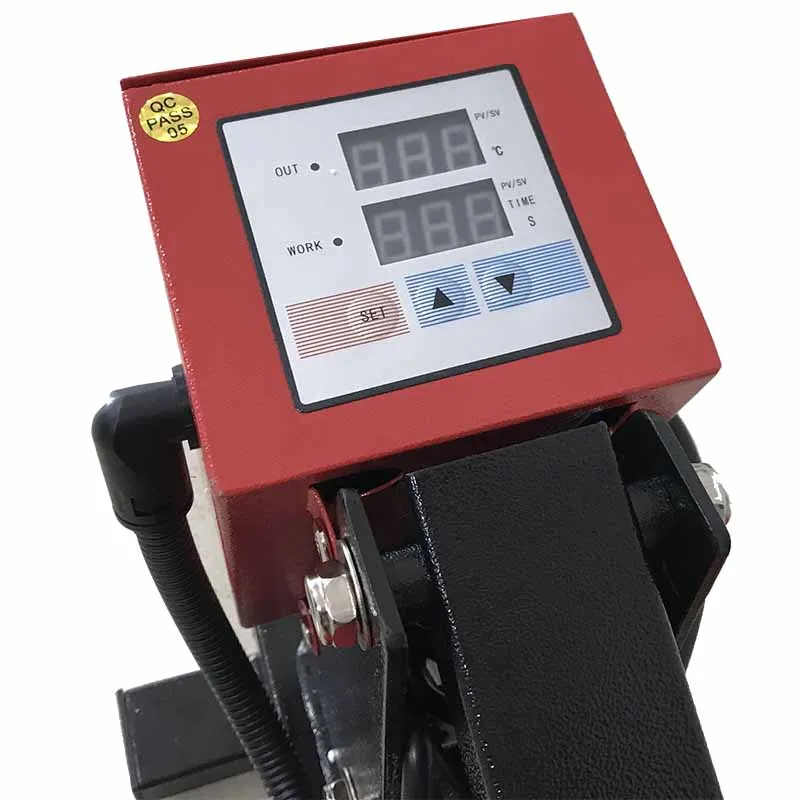 High Pressure T Shirts Heat Press Transfer Machine 38*38 Plain Flatbed Heat Transfer Printing Machinery