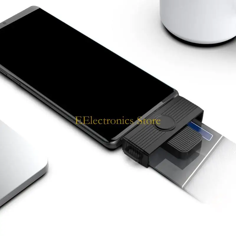 B03C USB C CAC Reader USB C DOD Portable Type C Card Reader USB Common Access CAC