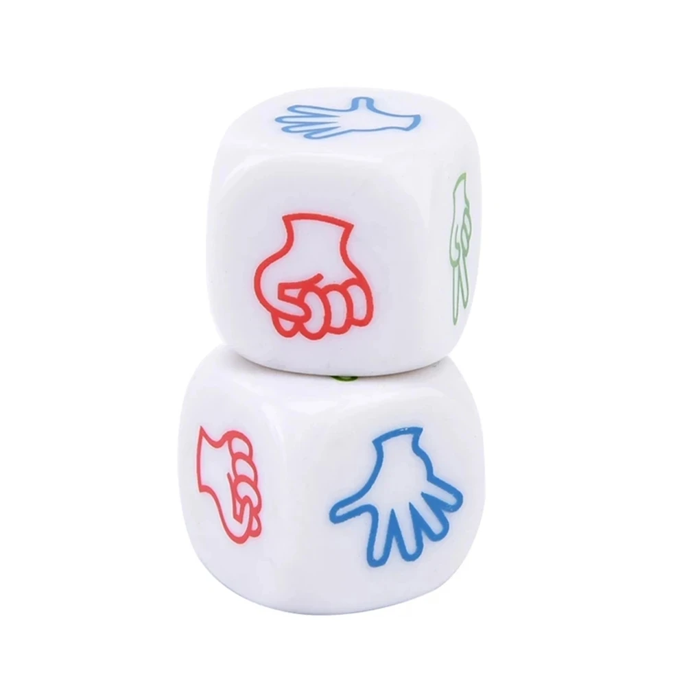 Criativo Dedo-adivinhando Jogo De Dados, Papel De Pedra, Tesoura De Pedra, Jogos De Tabuleiro Engraçados, Brinquedo Da Família, 5Pcs