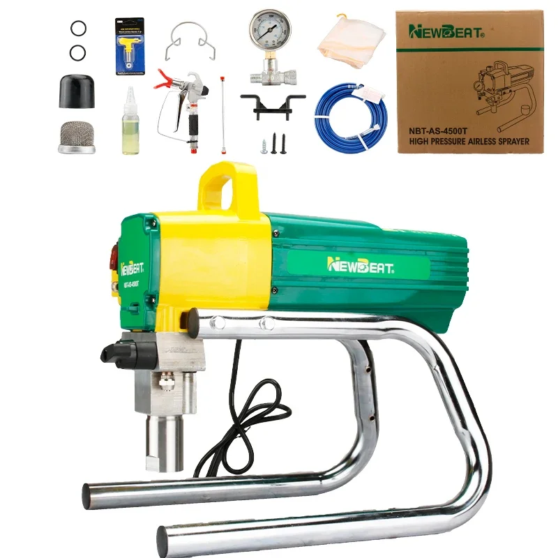 NewBeat 1.8L 1800w High Pressure Industrial Power Spray -Gun Machine Electric Airless Paint Sprayer