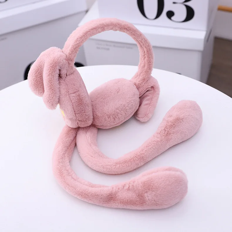 Disney little duck's ears moving ears new winter children's ear warmth cute airbag Internet celebrity ear cover