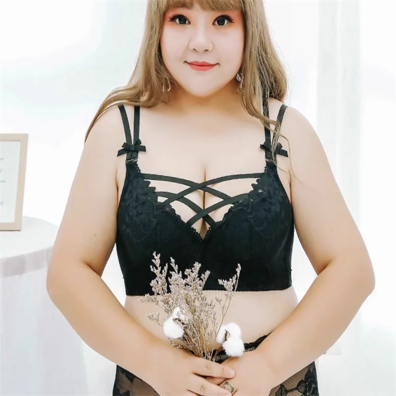 

Женский кружевной бюстгальтер больших размеров, тонкий пуш-ап, большая грудь, непровисающий бюстгальтер сзади 36, 38, 40, 42, 44 46 48 50, 52 C D E