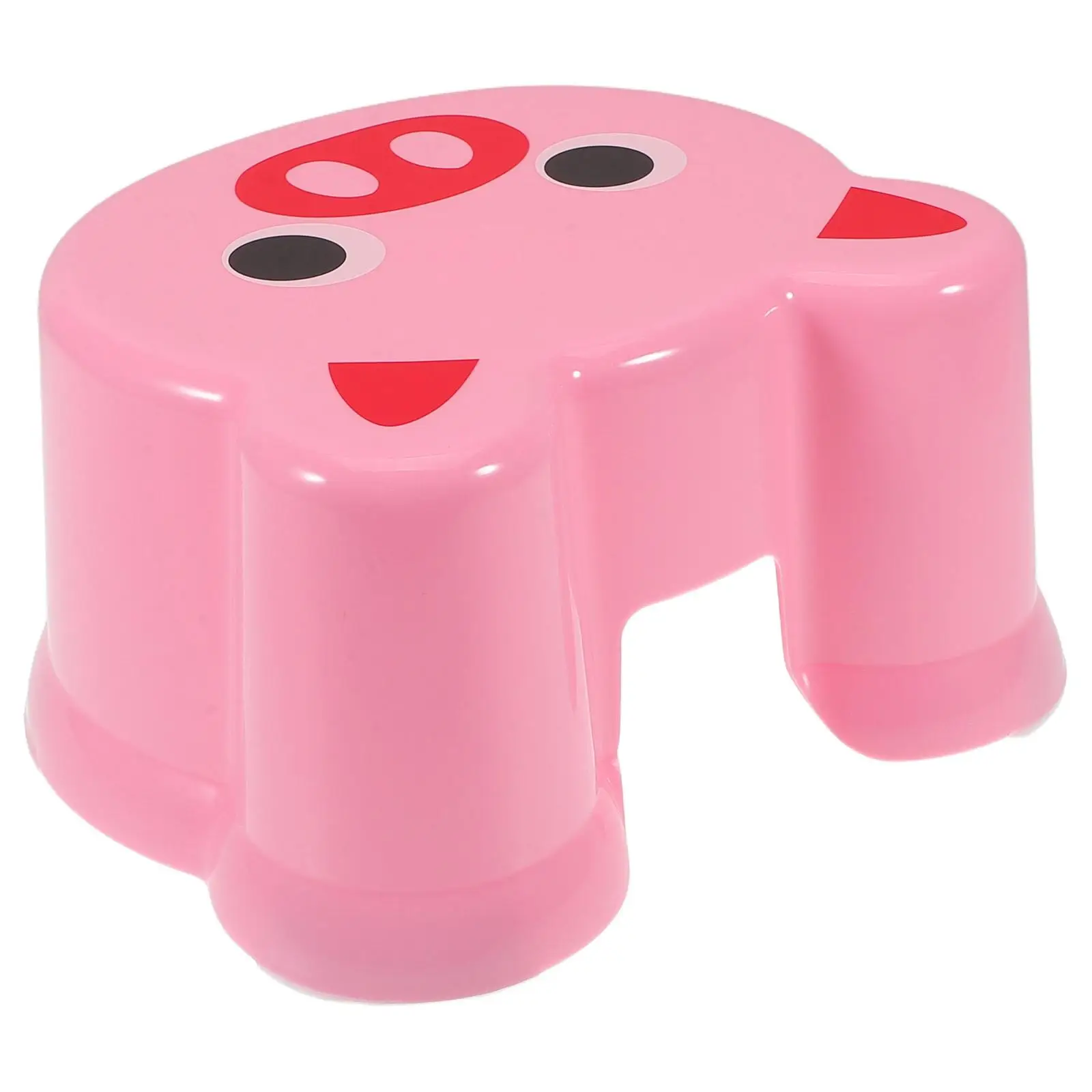 

Cartoon Bench Small Shower Stool Bathroom Balcony Living Low Plastic Step for Baby