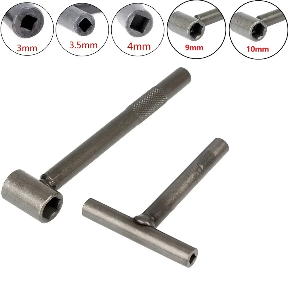 Llave de tubo hexagonal para motocicleta, ajuste de tornillo de válvula de motor, 3, 3,5, 4, 9, 10mm