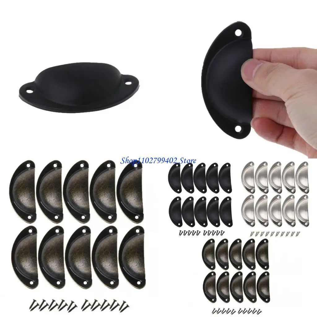 

547F 10 шт. Ретро ручка для гардероба железная простая ручка для кухонного шкафа ручка ящика