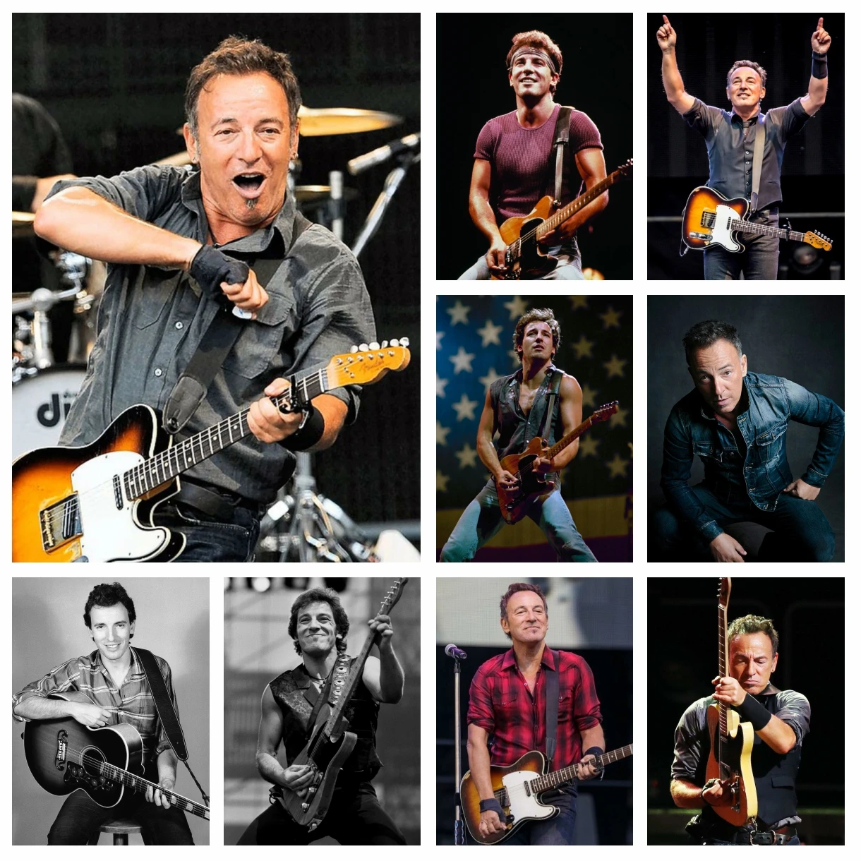 

Full Drill Diamond Rhinestones Painting Rock Singer Bruce Springsteen Cross Stitch Embroidery Mosaic Pictures Craft Home Decor