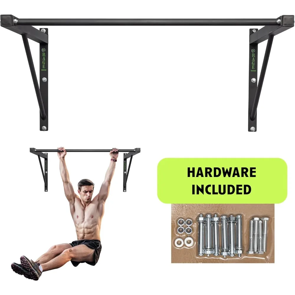

Wall Mounted Pull Up Bar Heavy Duty 500 lbs Capacity Home Gym Chin Up Bar for Strength Training