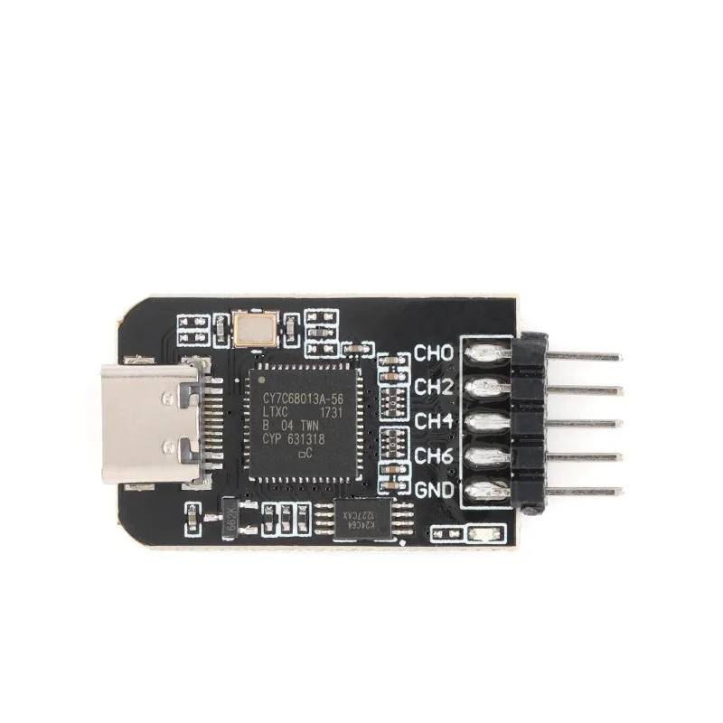 Imagem -03 - Analisador Lógico Nanodla Tipo-c Scm Braço Depuração Fpga Análise de Protocolo 24mhz Samplerate Canais Open Source Sigrok Pulseview