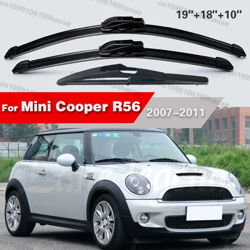 

Для Mini Cooper R56 Hatch 2007-2011 2008 2009: Комплект передних и задних щеток стеклоочистителя (19"+18"+10")