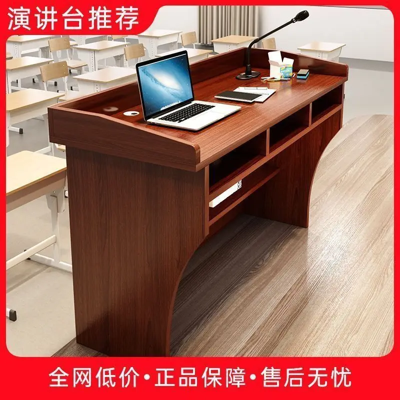 Classroom Lecture Speech Desk Simple Host Desk Shopping Guide Reception Desk Guest Welcome
