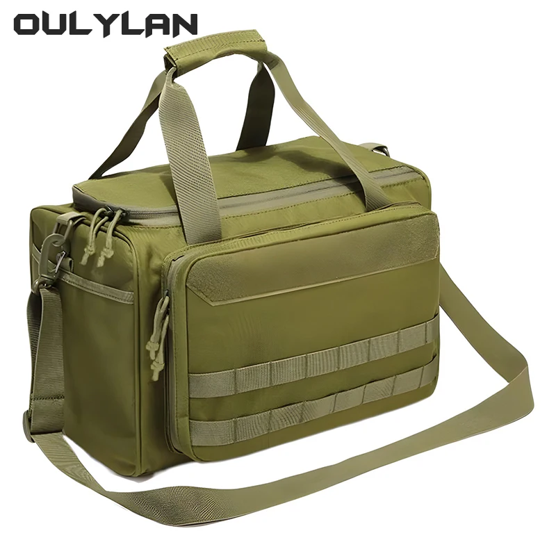 

Oulylan Large Outdoor Sports Storage Shoulder Bag Waterproof Large Capacity Hunting Tactical Soft Bag Camping Fishing Pouch