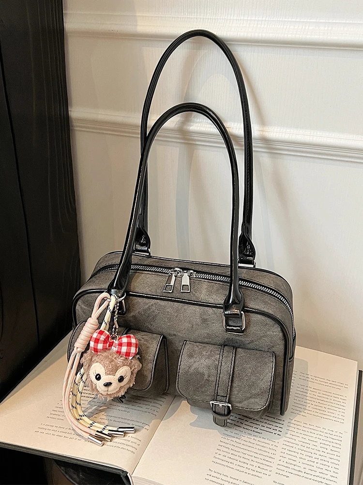 

Современная нейтральная женская сумка Sle, весна 2021, модная повседневная универсальная сумка на одно плечо, сумка-подушка под мышками