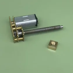 Mini N30 Full Metal Gearbox Gear Motor DC 1.5V-6V 600RPM M4 Thread Flip Output Shaft 30mm Linear Actuator for Intelligent Robot