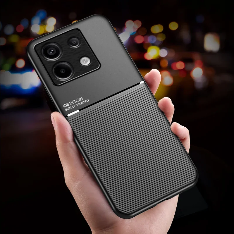 For Poco M6 Pro 4G Case Magnetic Cover Soft Frame Funda For Xiaomi Poco M6 Pro PocoM6 Pro 4G Phone Cases Capa